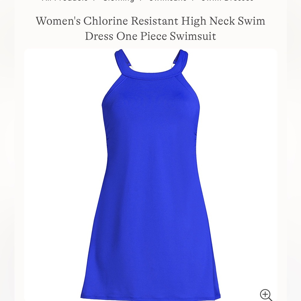 Size 10 Lands end swim dress
